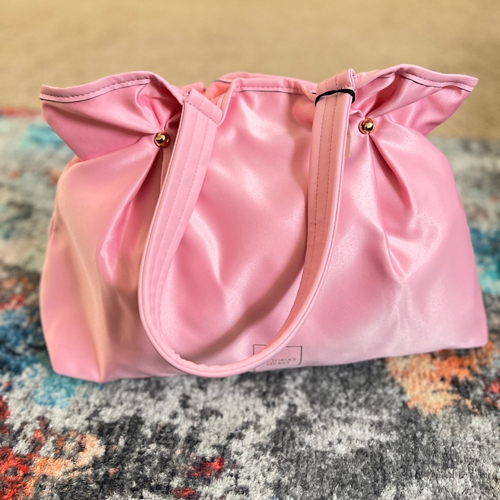 NWT Victoria’s Secret Satin Cinch Tote.